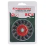 Кордщетка HAMMER плоская 75мм для дрели витая сталь (207-208) купить в Магнитогорске