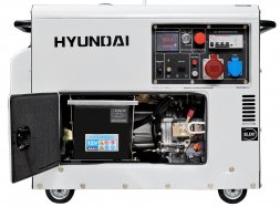 Дизельный генератор Hyundai DHY 8000SE-3