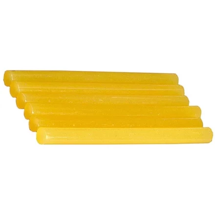 Стержни STAYER &quot;MASTER&quot; для клеевых (термоклеящих) пистолетов, цвет желтый по бумаге и дереву, 11х200мм, 6шт 2-06821-Y-S06 купить в Магнитогорске