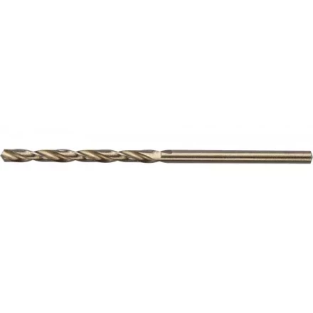 Сверло ЗУБР &quot;ЭКСПЕРТ&quot; КОБАЛЬТ по металлу, цилиндрический хвостовик, быстрорежущая сталь Р6М5К5, класс точн. А1, 2,5х57мм 4-29626-057-2.5 купить в Магнитогорске