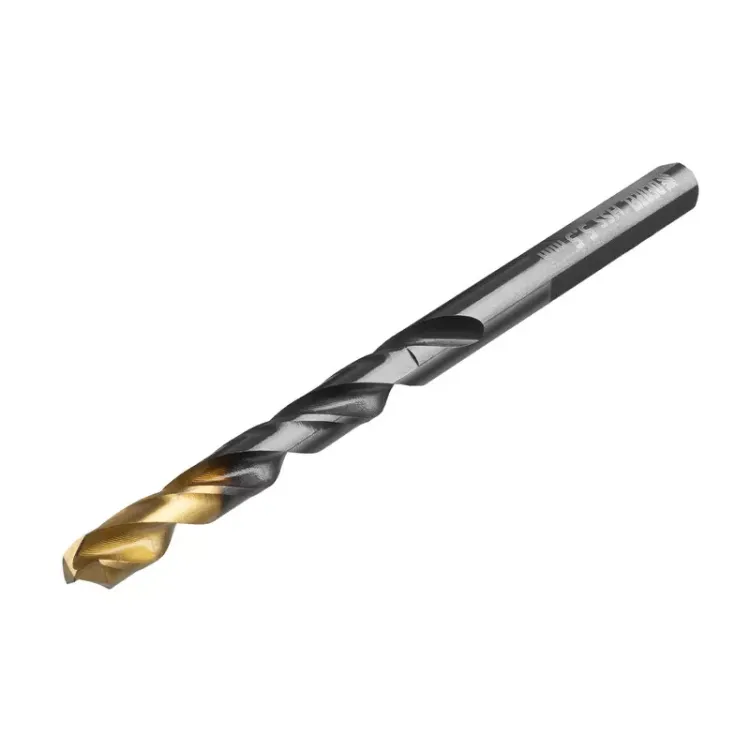 Сверло по металлу, 5,5 мм, HSS-Tin, Golden Tip, 10 шт. Denzel 717214 купить в Магнитогорске
