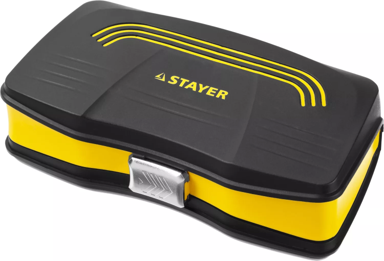 Набор STAYER "PROFESSIONAL": Биты и торцовые головки с трещеткой и воротком, 39 предметов 25135-H39 купить в Магнитогорске