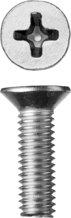 Винт ЗУБР &quot;МАСТЕР&quot; DIN 965, класс прочности 4.8, оцинкованный, M6x25мм, 5кг 303110-06-025 купить в Магнитогорске