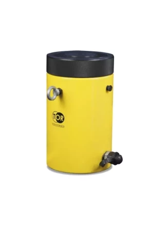 Домкрат гидравлический TOR HHYG-100150LS (ДГ100П150Г) 100 т с фиксирующей гайкой 1004739 купить в Магнитогорске