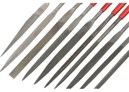 Набор надфилей 160 х 4мм 10 шт обрезиненные рукоятки MATRIX 15818 купить в Магнитогорске