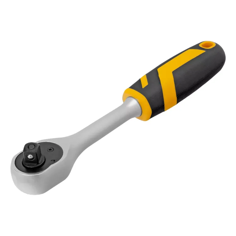 Ключ-трещотка 3/8" Denzel 14032, 90 зубьев, с быстрым сбросом, CrV купить в Магнитогорске
