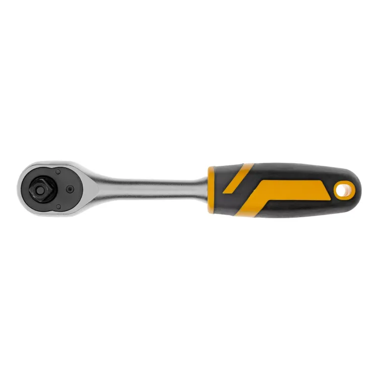 Ключ-трещотка 3/8" Denzel 14032, 90 зубьев, с быстрым сбросом, CrV купить в Магнитогорске