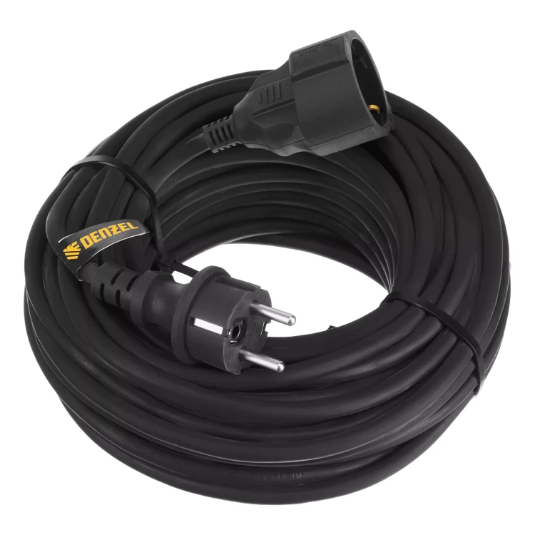 Удлинитель-шнур силовой Denzel Top Series 37420, КГТТ, 20м, 1 розетка, 3 x 1,5 мм, 3 м купить в Магнитогорске