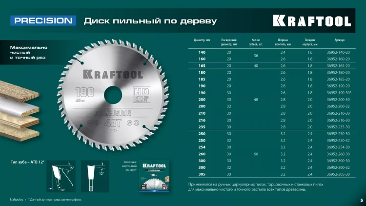 Диск пильный PRECISION, повышенный ресурс 36952-254-30 купить в Магнитогорске