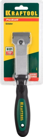Скребок профессиональный с двухкомпонентной рукояткой, KRAFTOOL 085411, тип лезвия H01, 40мм 85411 купить в Магнитогорске
