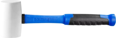 Киянка ЗУБР "ПРОФЕССИОНАЛ" резиновая белая, с фиберглассовой ручкой, 680г 20531-680_z02 купить в Магнитогорске