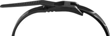 Кабельные стяжки черные КОБРА, с плоским замком, 4.6 х 280 мм, 25 шт, нейлоновые, ЗУБР 30935-46-280 купить в Магнитогорске