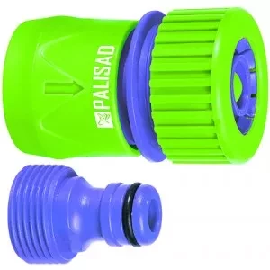 Соединитель-адаптер пластмассовый 3/4&quot; внешняя  резьба соединитель шланга 3/4&quot;  PALISAD 65755 купить в Магнитогорске