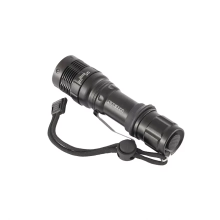 Фонарь 3 W CREE LED зум 3 режима 100% - 50% - стробоскоп клипса ремешок 160 Лм 200 м 3хААА Stern 90582 купить в Магнитогорске