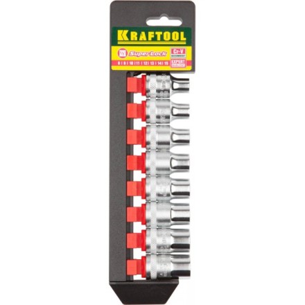 Набор KRAFTOOL &quot;EXPERT QUALITAT&quot; Торцовые головки &quot;SUPER LOCK&quot;, 1/2&quot;, 8-15мм, 8 предметов 27863-H8_z01 купить в Магнитогорске