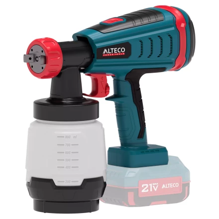 Бесщеточный аккумуляторный краскораспылитель ALTECO CSG 21-1000 BL Solo (без АКБ и ЗУ) 74567 купить в Магнитогорске