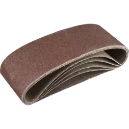 Лента шлифовальная бесконечная ЗУБР "СТАНДАРТ" на тканевой основе, для ЛШМ, P60, 100х610мм, 5 шт 35343-060