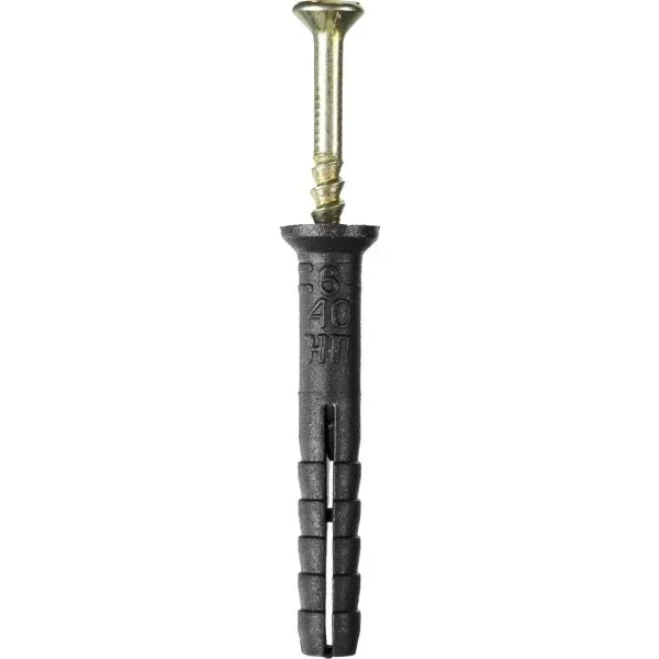 Дюбель-гвоздь полипропиленовый, потайный бортик, 6 x 40 мм, 2500 шт, STAYER Master 30640-06-040 30640-06-040 купить в Магнитогорске