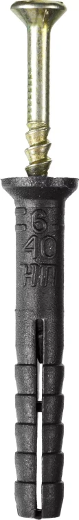 Дюбель-гвоздь полипропиленовый, потайный бортик, 6 x 40 мм, 2500 шт, STAYER Master 30640-06-040 30640-06-040 купить в Магнитогорске