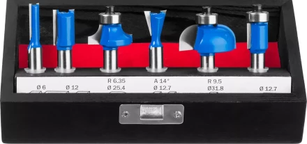 ЗУБР 6 шт, набор профильных фрез по дереву, Профессионал (28795-H6) купить в Магнитогорске