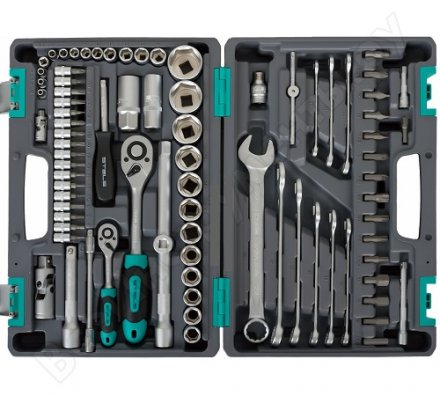 Набор инструментов 82 предмета 12 гранные головки STELS 14117 купить в Магнитогорске