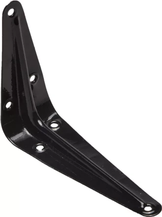 Уголок-кронштейн STAYER &quot;MASTER&quot;, 100х75мм, черный 37400-4 купить в Магнитогорске