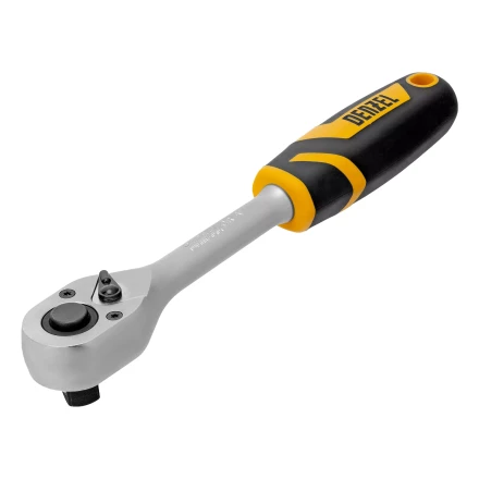 Ключ-трещотка 1/2&quot; Denzel 14033, 90 зубьев, с быстрым сбросом, CrV купить в Магнитогорске