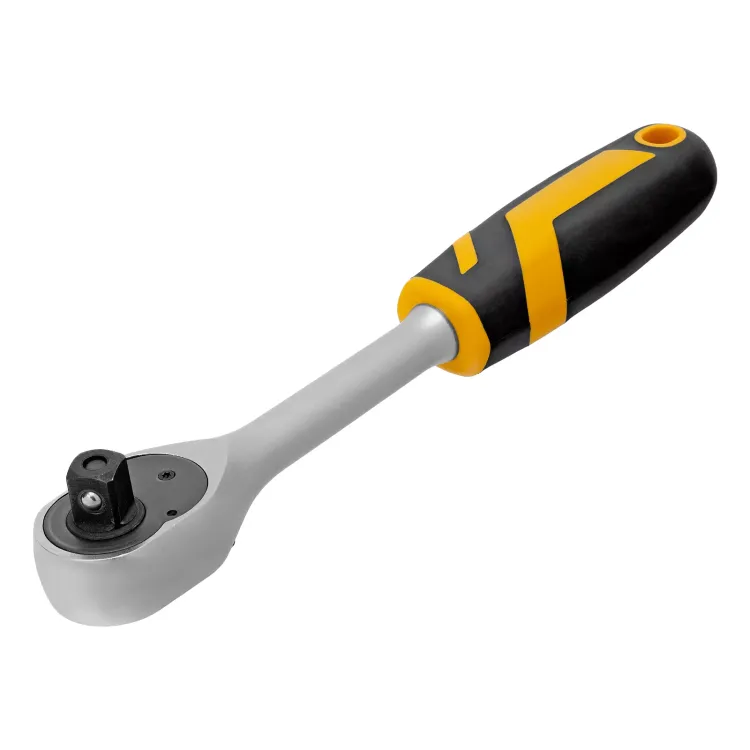 Ключ-трещотка 1/2" Denzel 14033, 90 зубьев, с быстрым сбросом, CrV купить в Магнитогорске