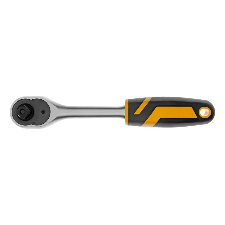 Ключ-трещотка 1/2" Denzel 14033, 90 зубьев, с быстрым сбросом, CrV купить в Магнитогорске