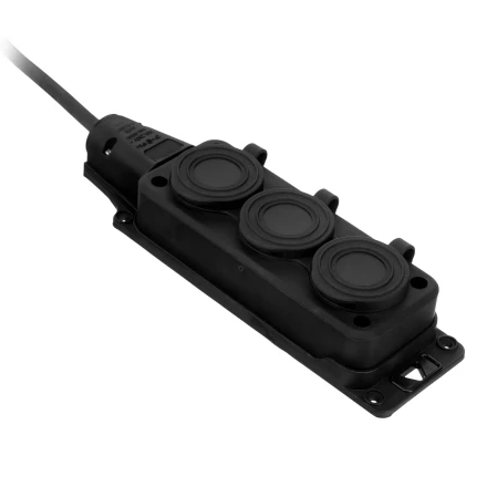 Удлинитель-шнур силовой Denzel Top Series 37421, КГТТ, 10м, 3 розетки, 3 x 1,5 мм, 3 м купить в Магнитогорске