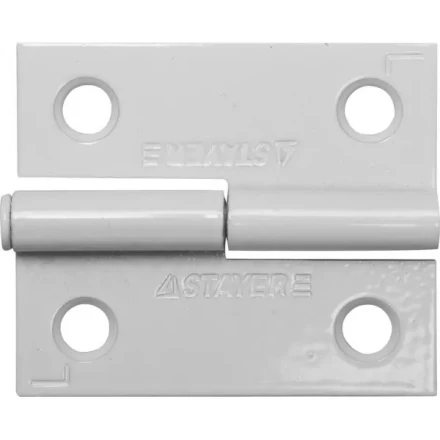 Петля дверная STAYER &quot;MASTER&quot; разъемная, цвет белый, левая, 50мм 37613-50-2L купить в Магнитогорске
