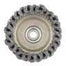 Щетка для УШМ Heavy Duty, 125 мм, М14, "чашка", крученая металлическая проволока  MATRIX 74674 купить в Магнитогорске