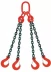 Строп цепной четырехветвевой 4СЦ 17 т L=1 м 8 кл с ОВ 17.0т купить в Магнитогорске