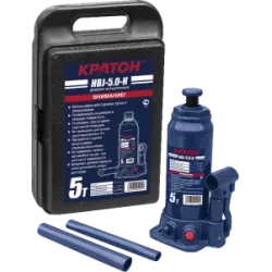 Домкрат бутылочный в кейсе Кратон HBJ-5.0-K 2 30 01 004 купить в Магнитогорске