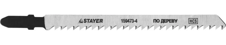 Полотна STAYER "STANDARD", T301CD, для эл.лобзиков, HCS, по дереву, фанере, ДВП, ДСП, быстр точный рез, EU-хвост., 100/4мм, 2шт 159473-4 купить в Магнитогорске