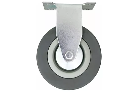 Аппаратное неповоротное колесо HITCH 75*20 резина серая FCg92 (SZ084846) купить в Магнитогорске