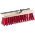 Щетка GRINDA &quot;EURO&quot; уличная без ручки, с мет скребком, буковая колодка, жесткая щетина, мет держатель для черенка, 30см 39195-30 купить в Магнитогорске