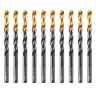 Сверло по металлу, 7 мм, HSS-Tin, Golden Tip, 10 шт. Denzel 717217 купить в Магнитогорске
