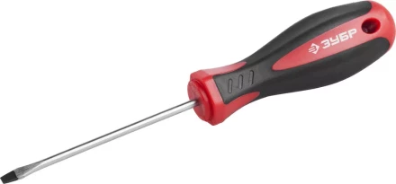 Отвертка ЗУБР &quot;МАСТЕР&quot;, Cr-v, эргономичная двухкомпонентная рукоятка, SL3,0x75мм 25061-3.0-075_z02 купить в Магнитогорске