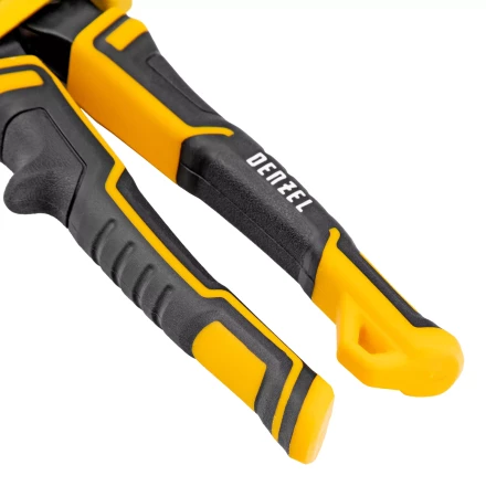 Ножницы по металлу, 315 мм Denzel 78373, прямой проходной рез, сталь-CrMo, трехкомпонентные рукоятки купить в Магнитогорске