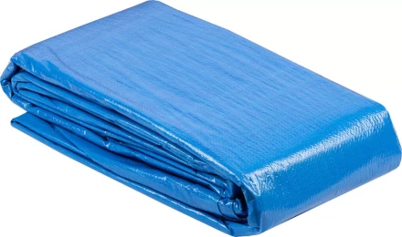 Тент-полотно ЗУБР &quot;МАСТЕР&quot; универсальный, из тканого полимера плотностью 75 г/м3, с люверсами, водонепроницаемый, 6мх8м 12550-06-08 купить в Магнитогорске