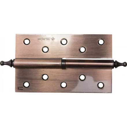 Петля дверная разъемная ЗУБР &quot;ЭКСПЕРТ&quot;, 1 подшипник, цвет ст. медь (AC), правая, с крепежом, 125х75х2,5мм, 2 шт 37605-125-6R купить в Магнитогорске