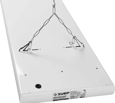 Обогреватель ЗУБР &quot;МАСТЕР&quot; инфракрасный, рифлёная панель, потолочный, закрытого типа, ТЭН, 2,0кВт, 3,0 м, 220В ИКО-К3-2000 купить в Магнитогорске