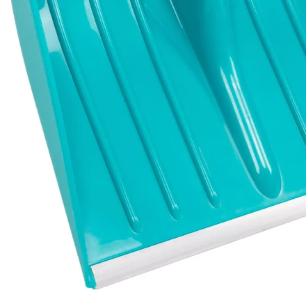 Лопата для уборки снега Palisad 61678, полипропилен, 450х450х1355 мм, алюминиевый черенок, усиленная, LUXE купить в Магнитогорске