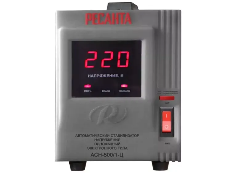 Стабилизатор РЕСАНТА АСН-500/1-Ц купить в Магнитогорске
