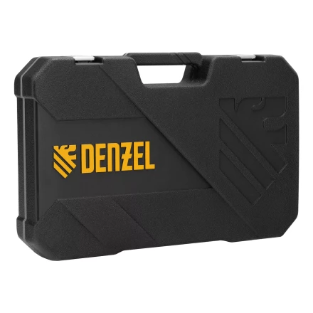Набор инструментов Denzel 15801, 1/2&quot;, 1/4&quot;, CrV, S2, пластиковый кейс, 64 предмета купить в Магнитогорске