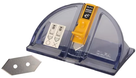 Набор OLFA Резак &quot;MOUNT CUTTER&quot; с наклоном лезвия 45 градусов с 2-мя лезвиями MCB OL-MC-45/2B купить в Магнитогорске