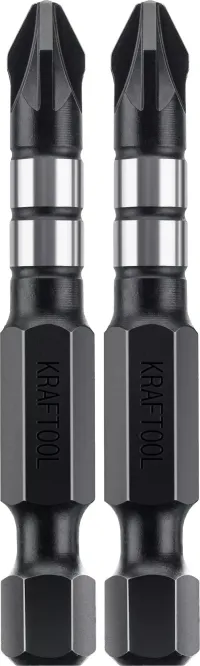 Биты для ударных шуруповертов KRAFTOOL Impact Pro PZ 26193-2-50-S2