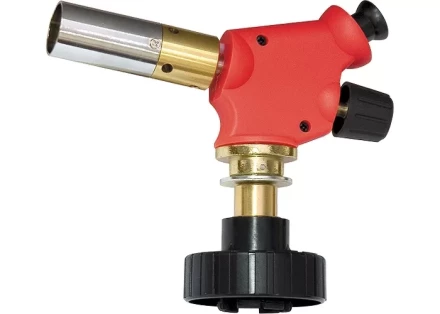Профессиональная горелка на бутановый баллон пьезоподжиг расширенное сопло Matrix 91427 купить в Магнитогорске