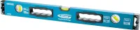 Уровень алюминиевый 2000 мм усиленный с ударопрочными заглушками рукоятки 3 глазка GROSS 34340